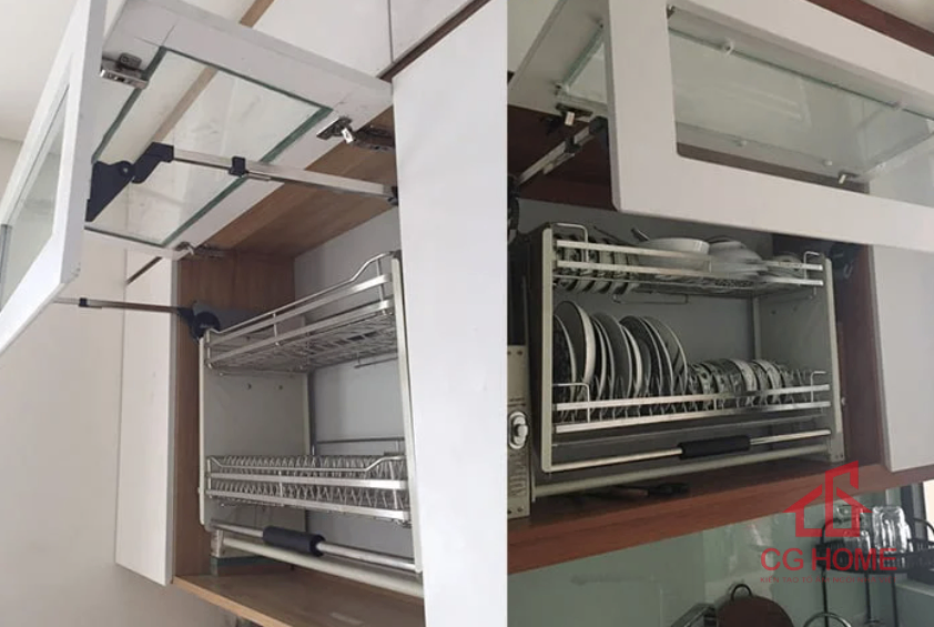 Tay nâng tủ bếp mẫu 2