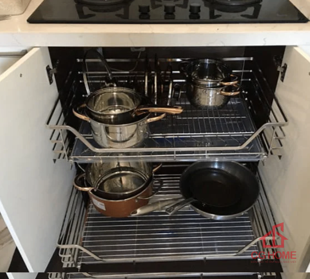 Giá xoong nồi inox 304 mẫu 1