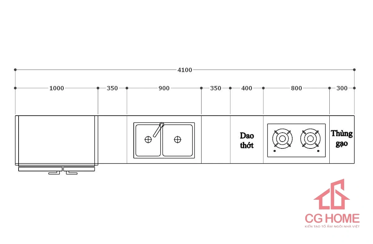 kích thước tủ IAKI41TL