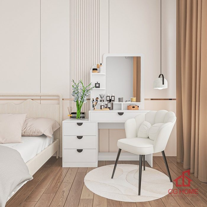 Bàn trang điểm 1.2m đa năng BTD120-03