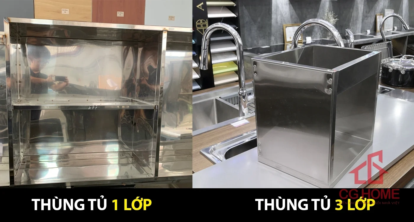 thùng 1 lớp và 3 lớp