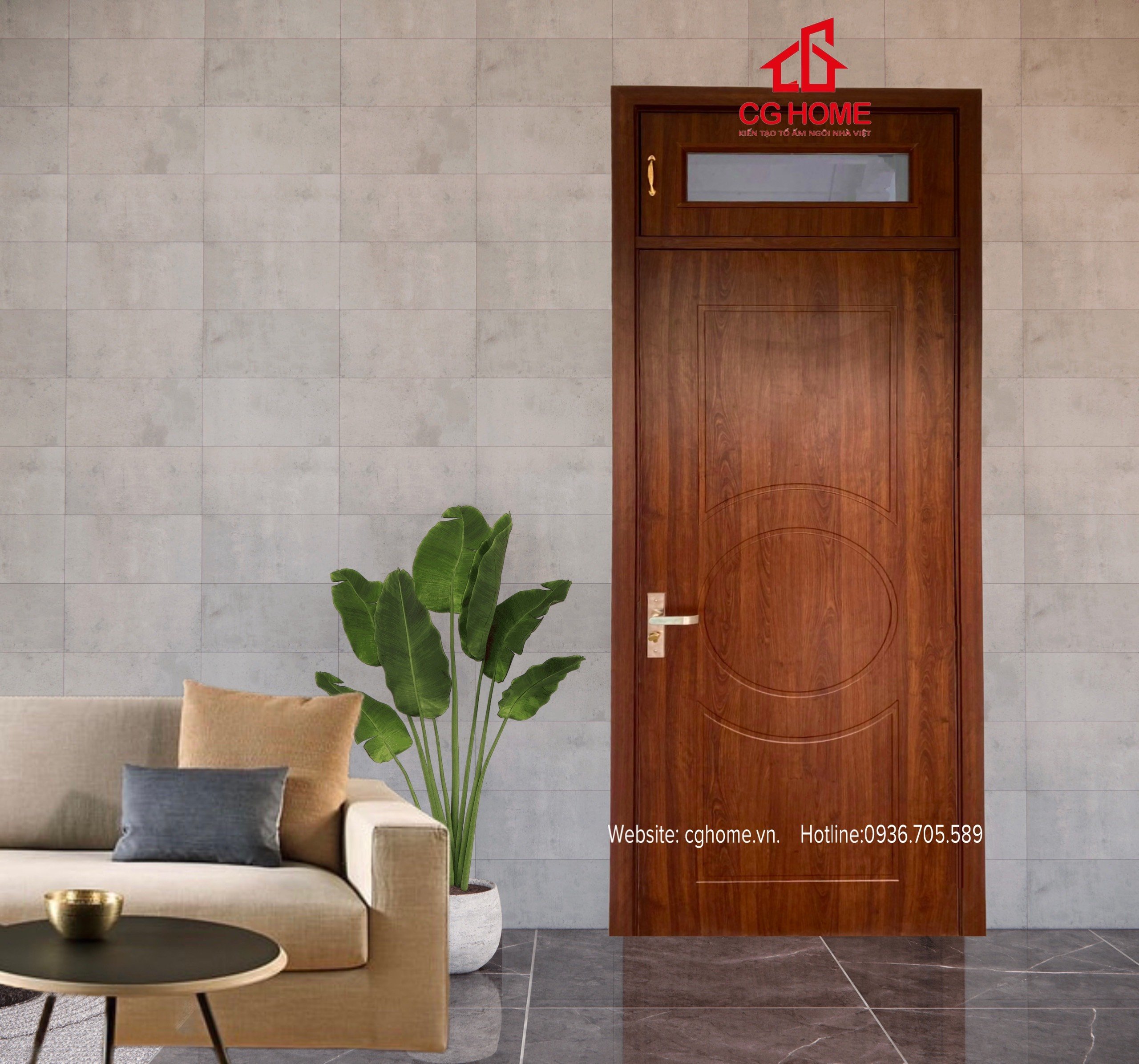 Cửa gỗ Composite 05