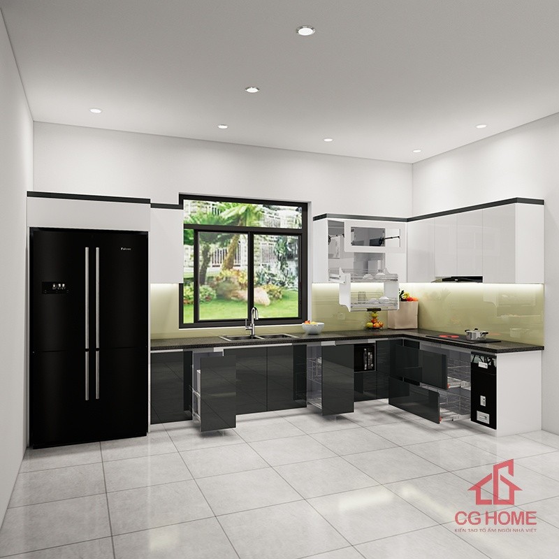 tủ bếp inox cánh acrylic mã IAL4520TL (3)