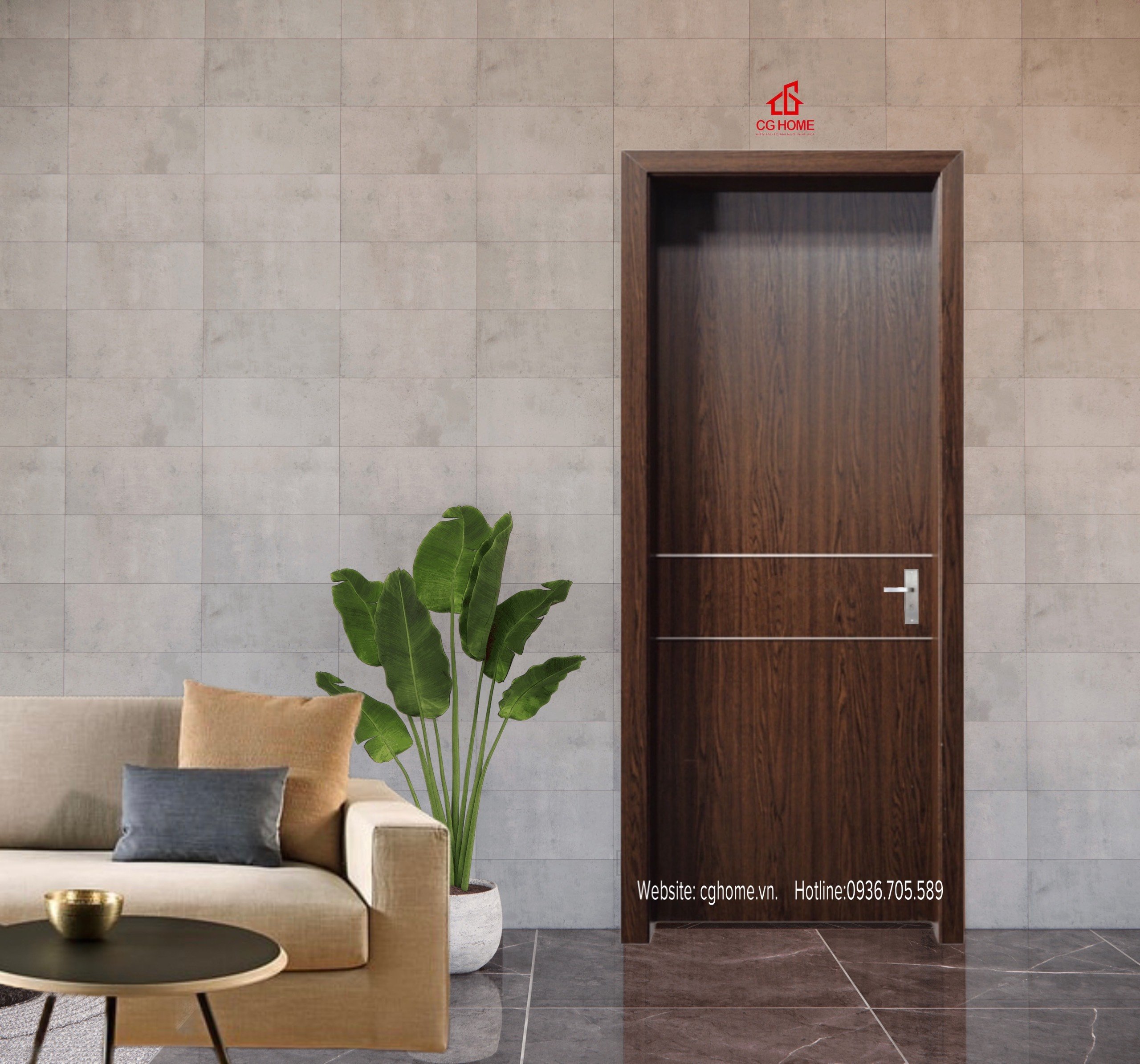 Cửa gỗ Composite 09