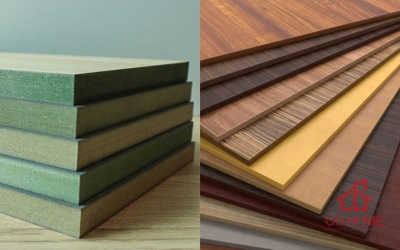 gỗ MDF chống ẩm phủ melamine