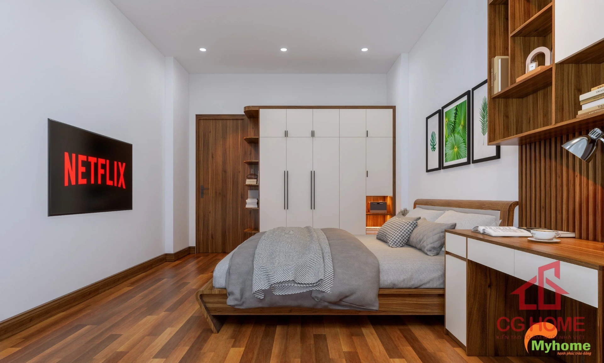 CBPN004 combo nội thất phòng ngủ 17m2 (2)