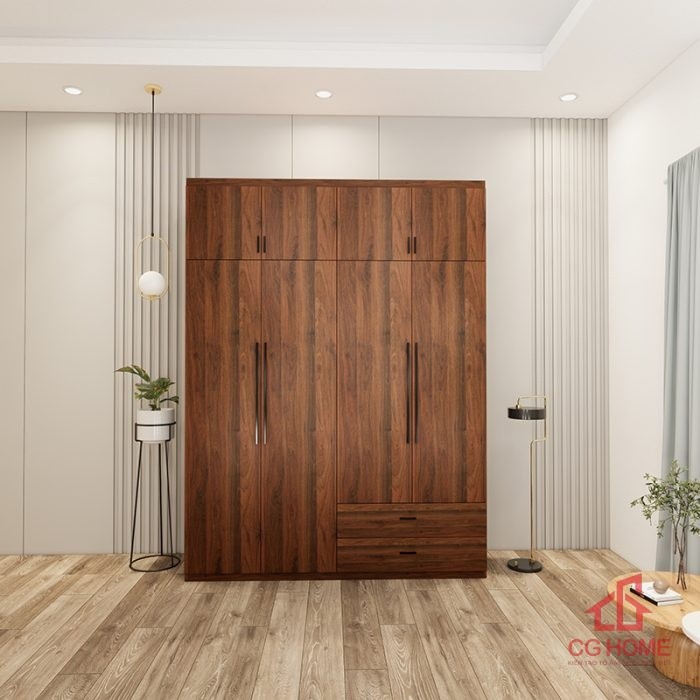 Tủ quần áo 4 buồng 1.8m mã TA180-01