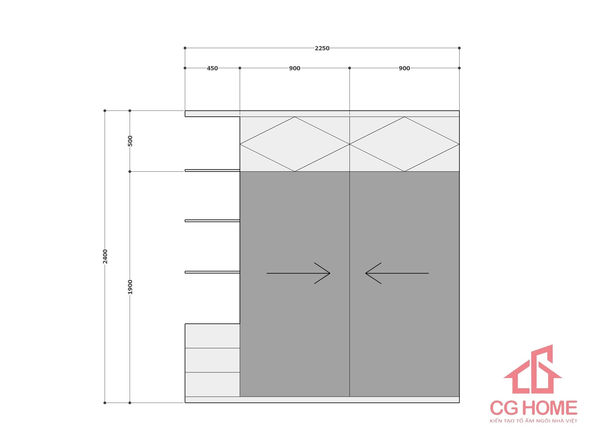 tủ 5 buồng mẫu 6