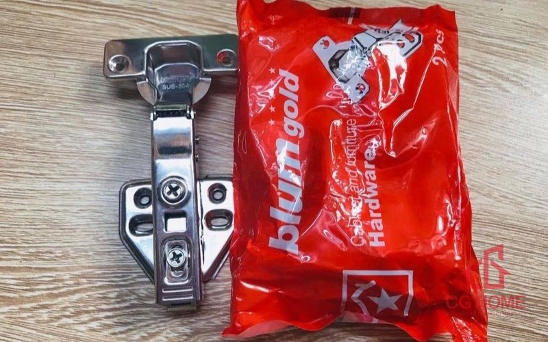 Bản lề inox 304 giảm chấn trong tủ bếp inox