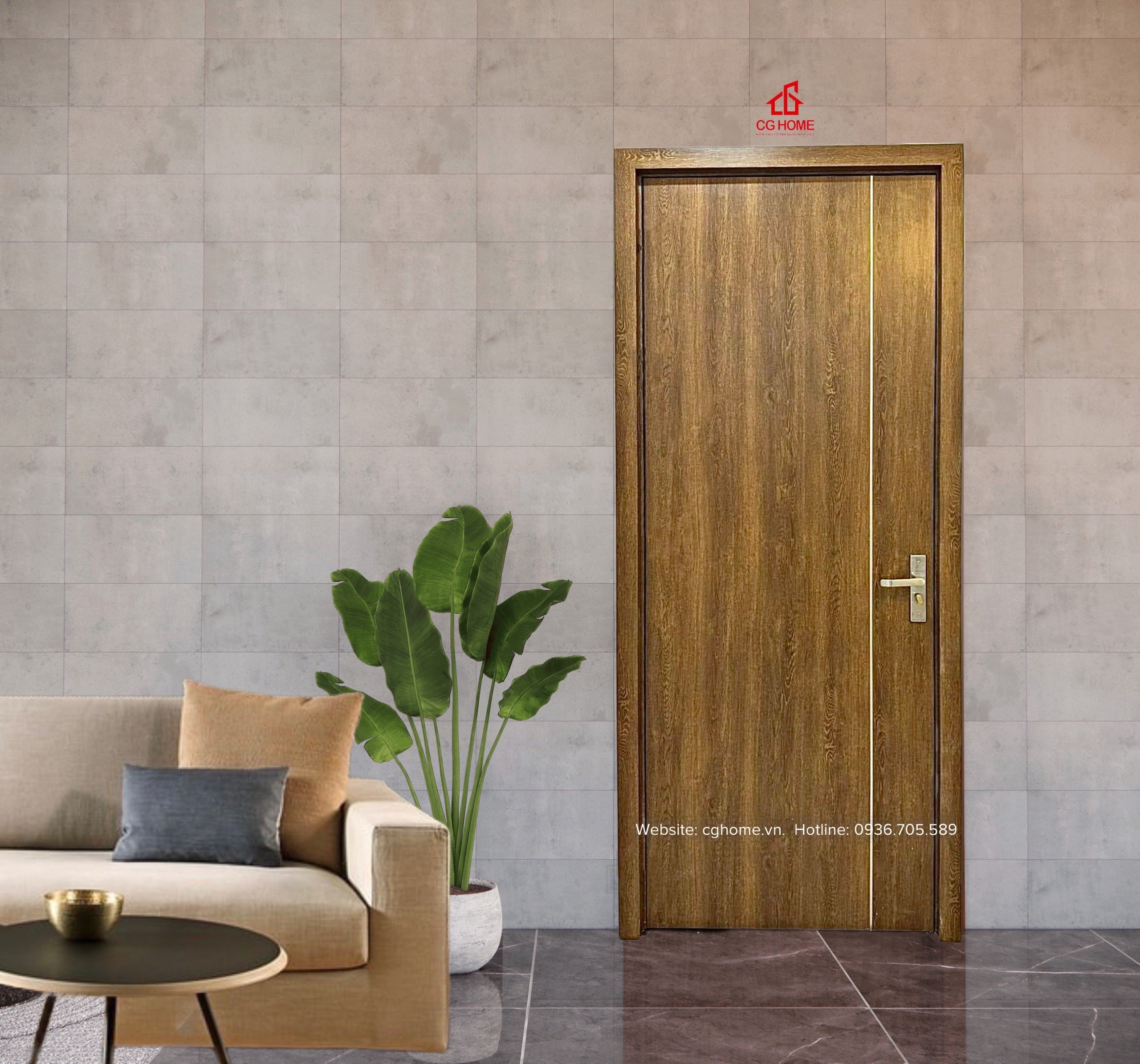 Cửa gỗ Composite 04