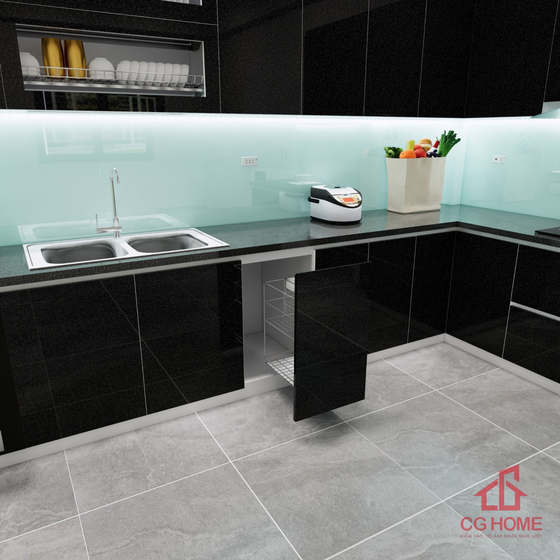 tủ bếp acrylic IAL4323TL (6)