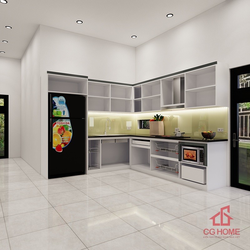 tủ bếp inox cánh acrylic mã IAL2729TL (5)